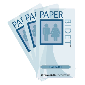 Paper Bidet Flushable Wipes™: Individual Packs (60ct)