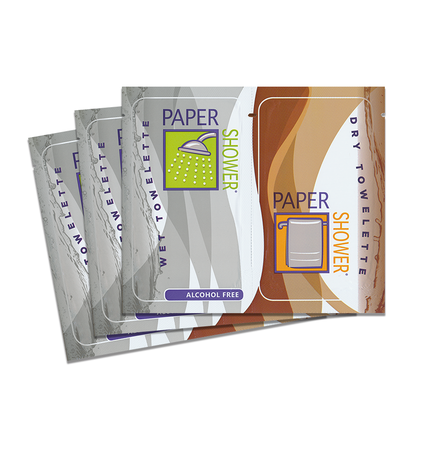Paper Shower® Alcohol Free: Wet & Dry Wipe (12ct)