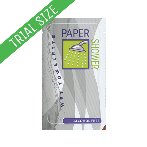 Paper Shower® Alcohol Free: Wet Wipe – Individual Pack – Trial Size (1ct)