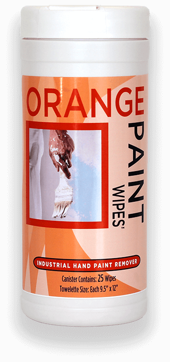 Orange Paint Removal Wipes